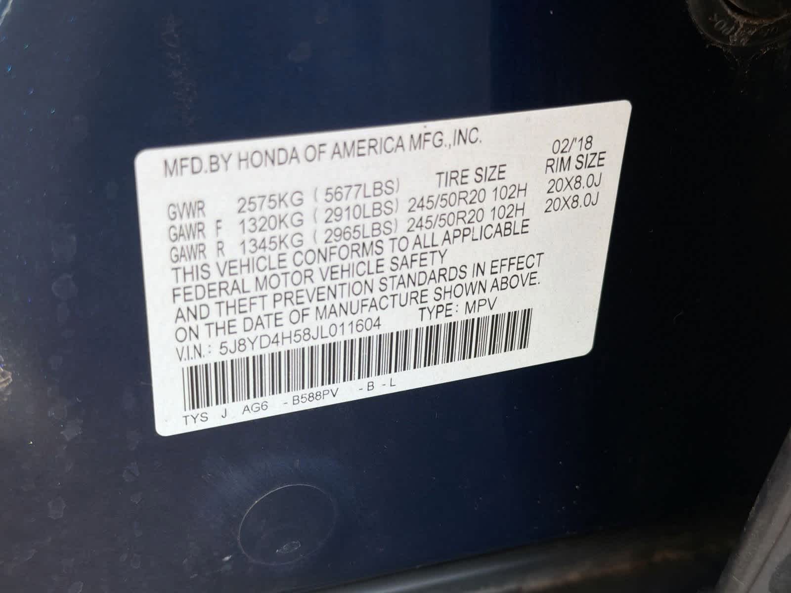 Thumbnail: 2018 Acura MDX - 40