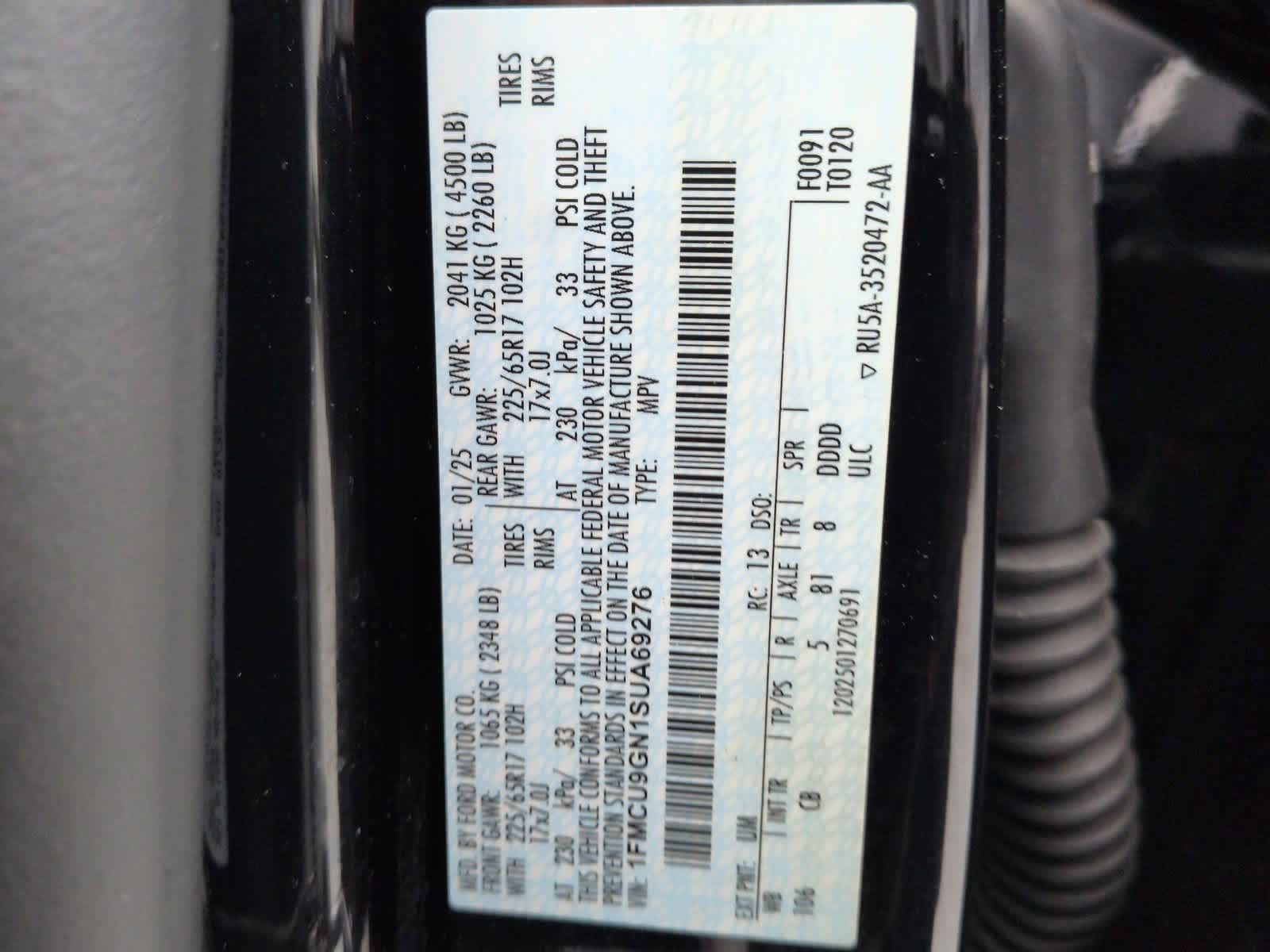 Thumbnail: 2025 Ford Escape - 37