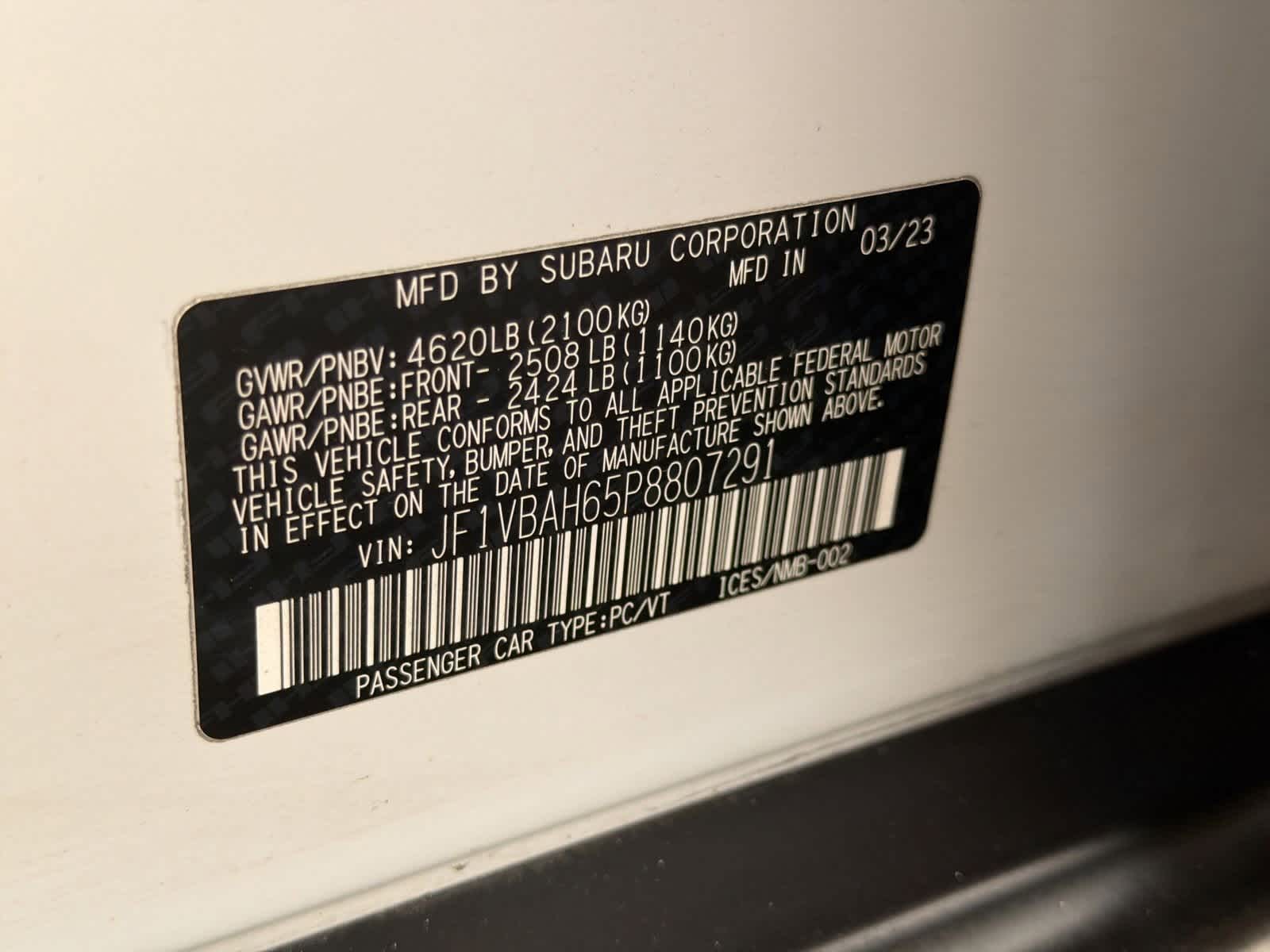 Thumbnail: 2023 Subaru WRX - 36