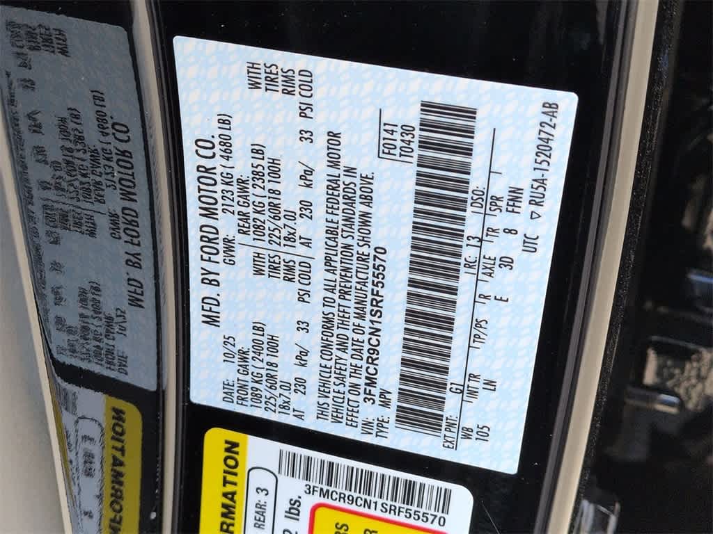 Thumbnail: 2025 Ford Bronco Sport - 36