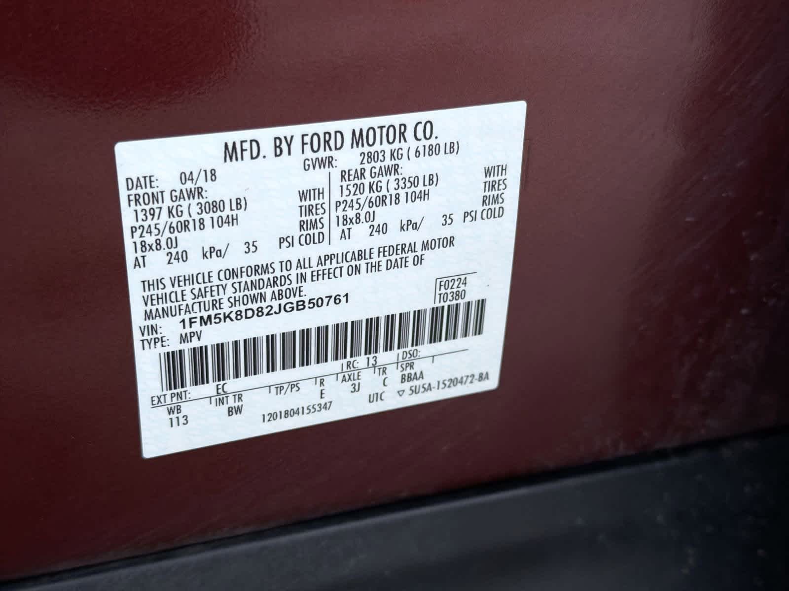 Thumbnail: 2018 Ford Explorer - 36