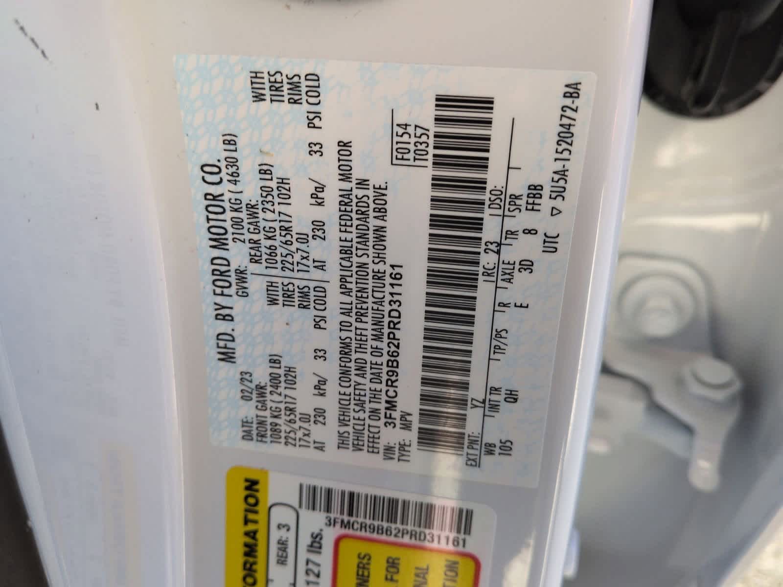 Thumbnail: 2023 Ford Bronco Sport - 36