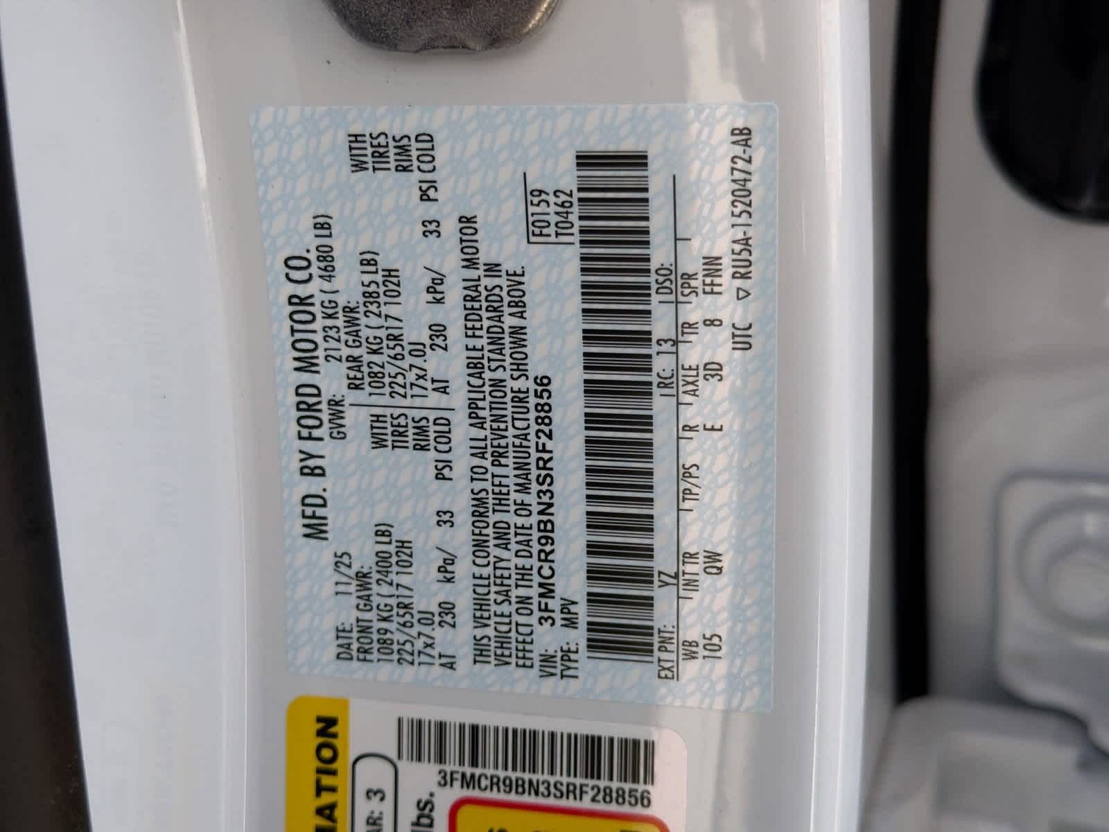 Thumbnail: 2025 Ford Bronco Sport - 36