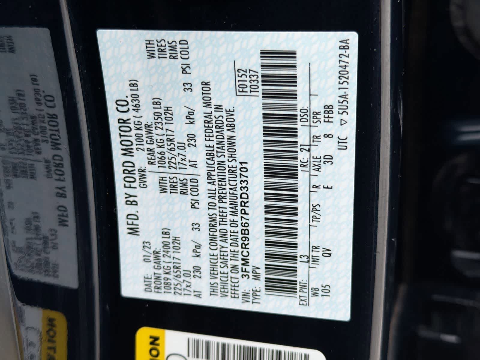 Thumbnail: 2023 Ford Bronco Sport - 36