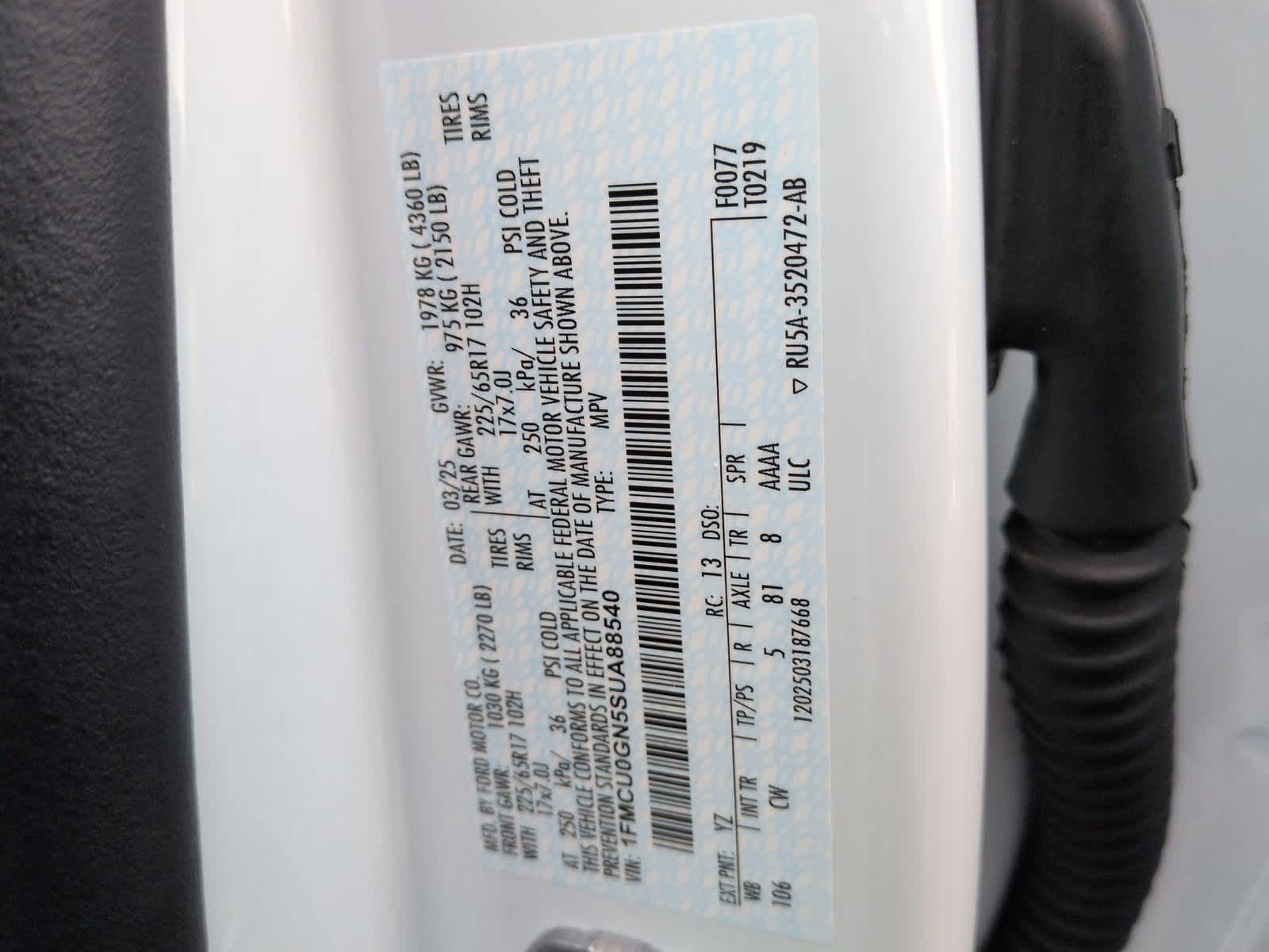 Thumbnail: 2025 Ford Escape - 37