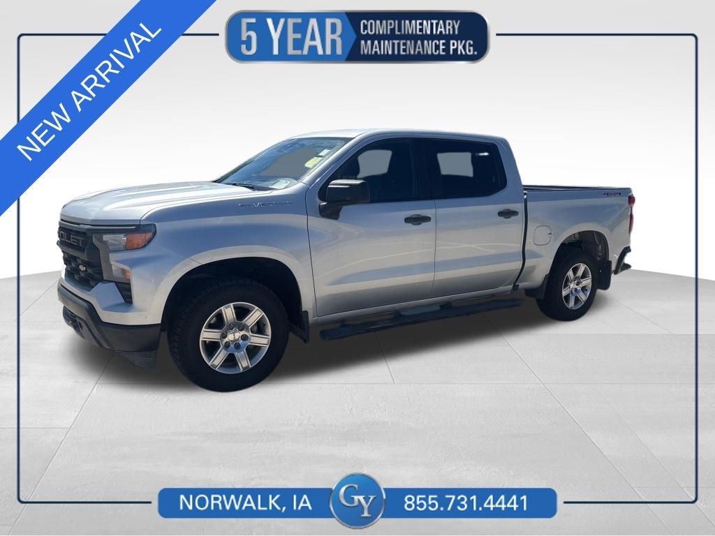 Used 2022 Chevrolet Silverado 1500 Work Truck Truck Crew Cab