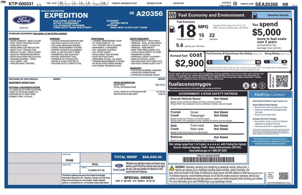 Used 2025 Ford Expedition Active SUV