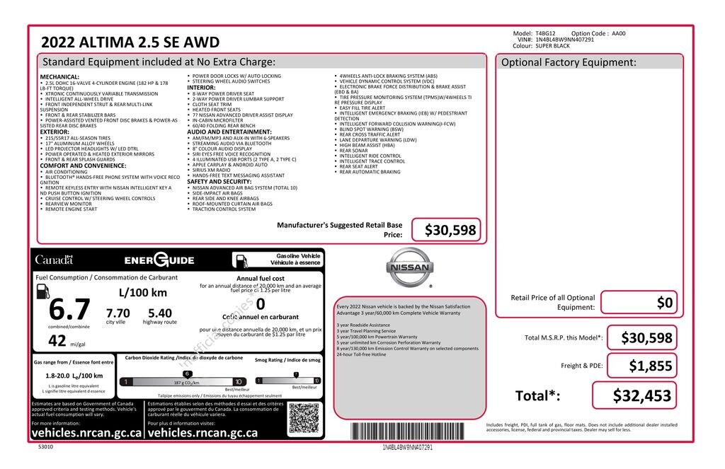 Used 2022 Nissan Altima 2.5 Sedan