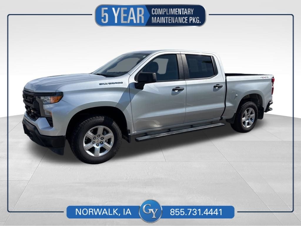 Used 2022 Chevrolet Silverado 1500 Work Truck Truck Crew Cab