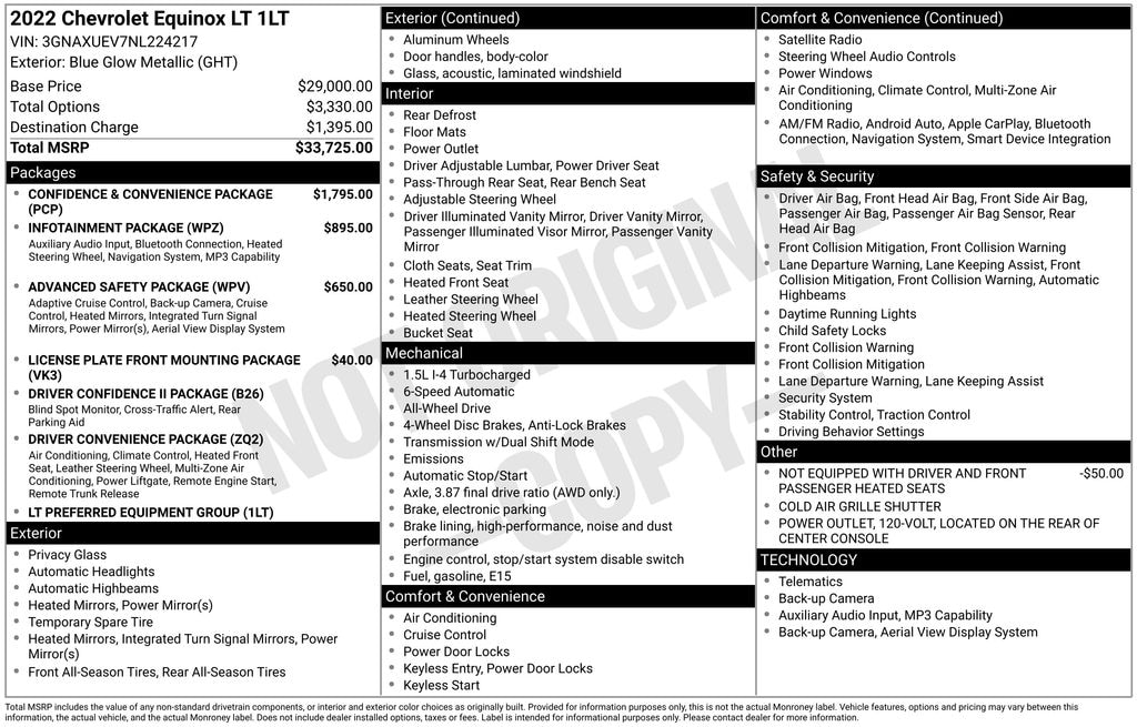 Used 2022 Chevrolet Equinox LT w/1LT SUV