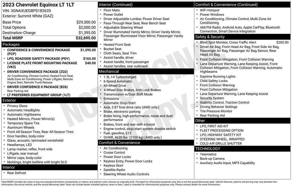 Used 2023 Chevrolet Equinox LT w/1LT SUV