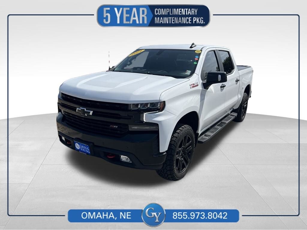 Used 2021 Chevrolet Silverado 1500 LT Trail Boss Truck Crew Cab
