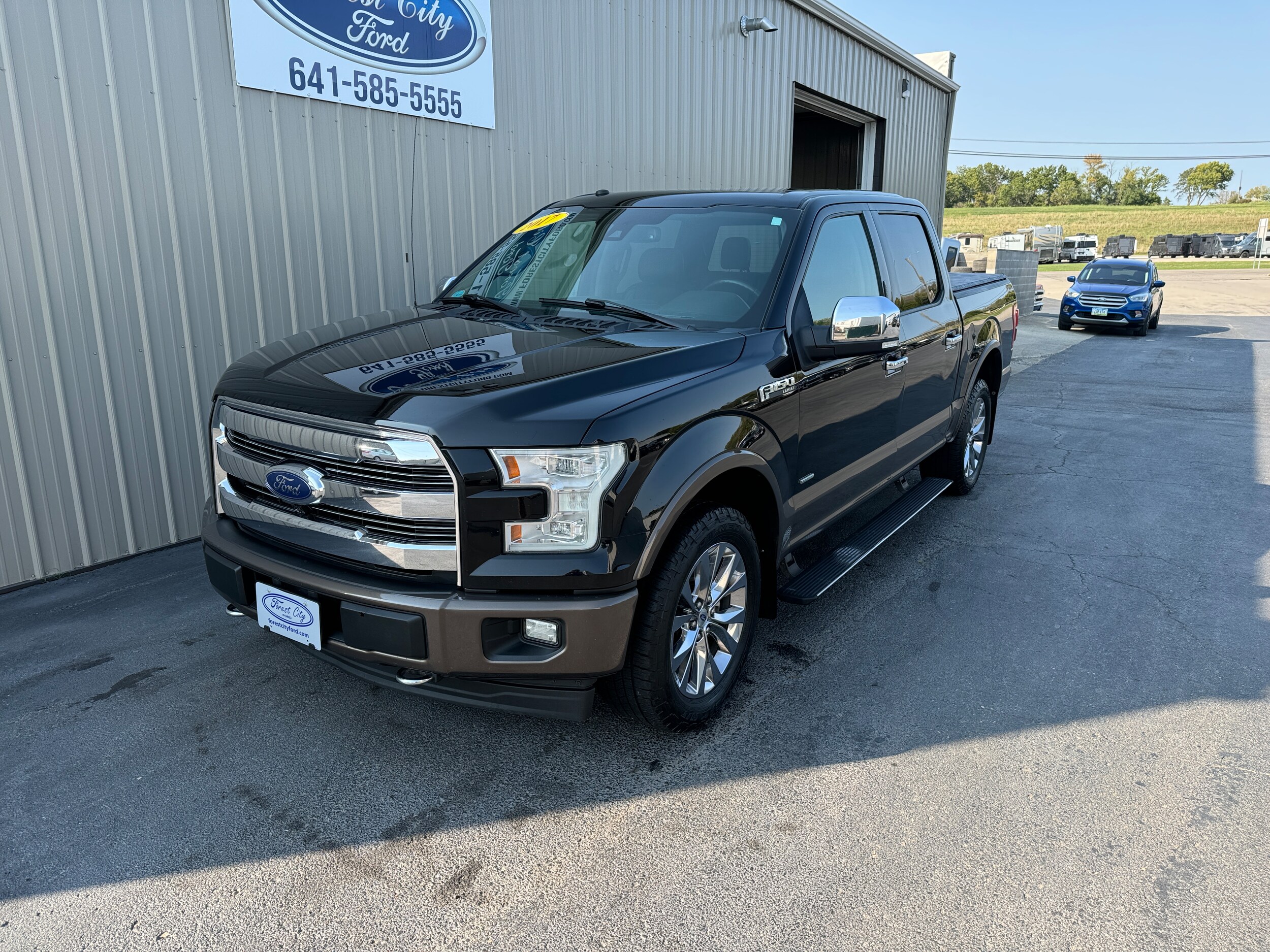 Used 2017 Ford F-150 Lariat with VIN 1FTEW1EG1HFB76886 for sale in Forest City, IA