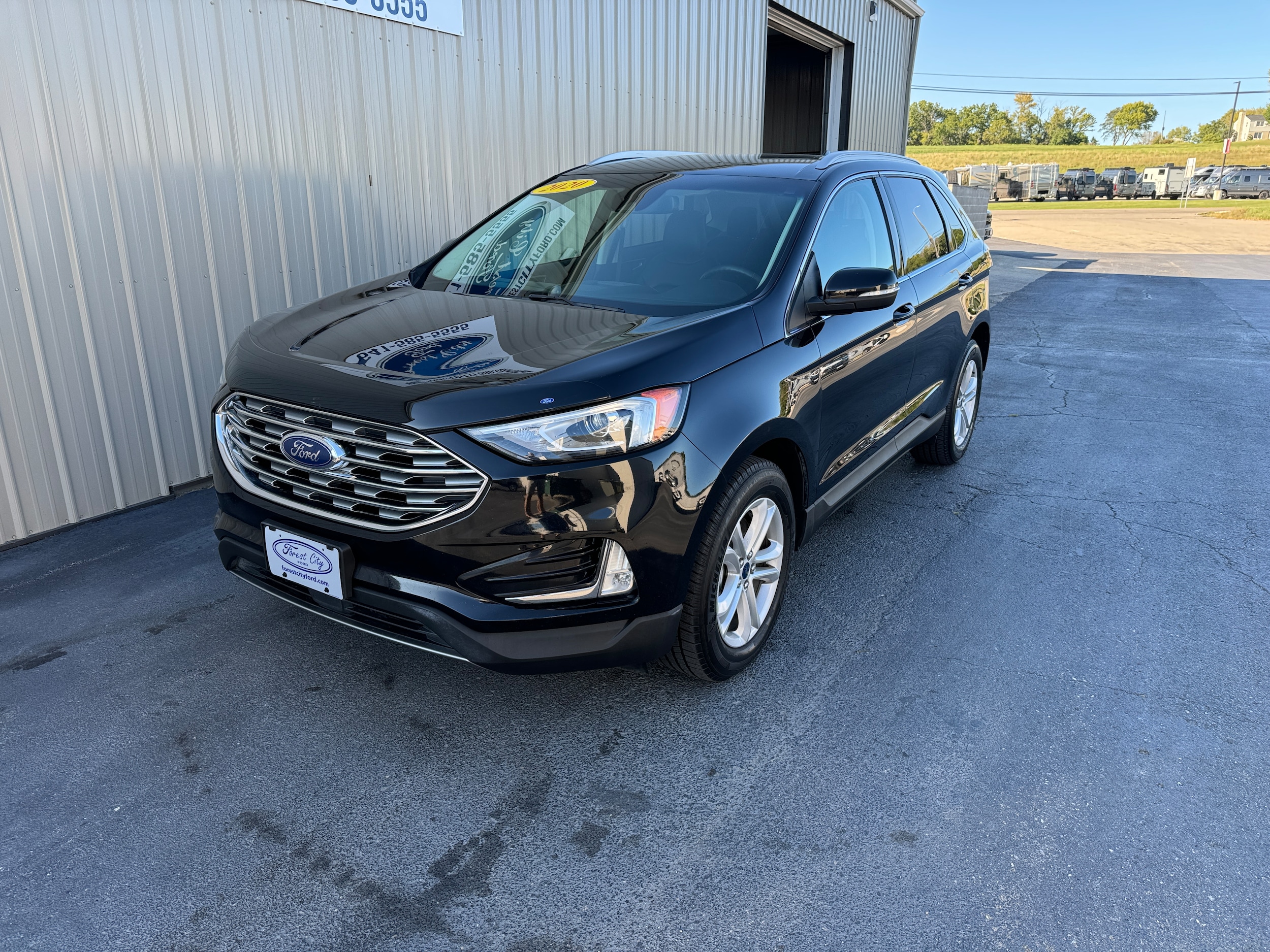 Used 2020 Ford Edge SEL with VIN 2FMPK4J92LBA96953 for sale in Forest City, IA