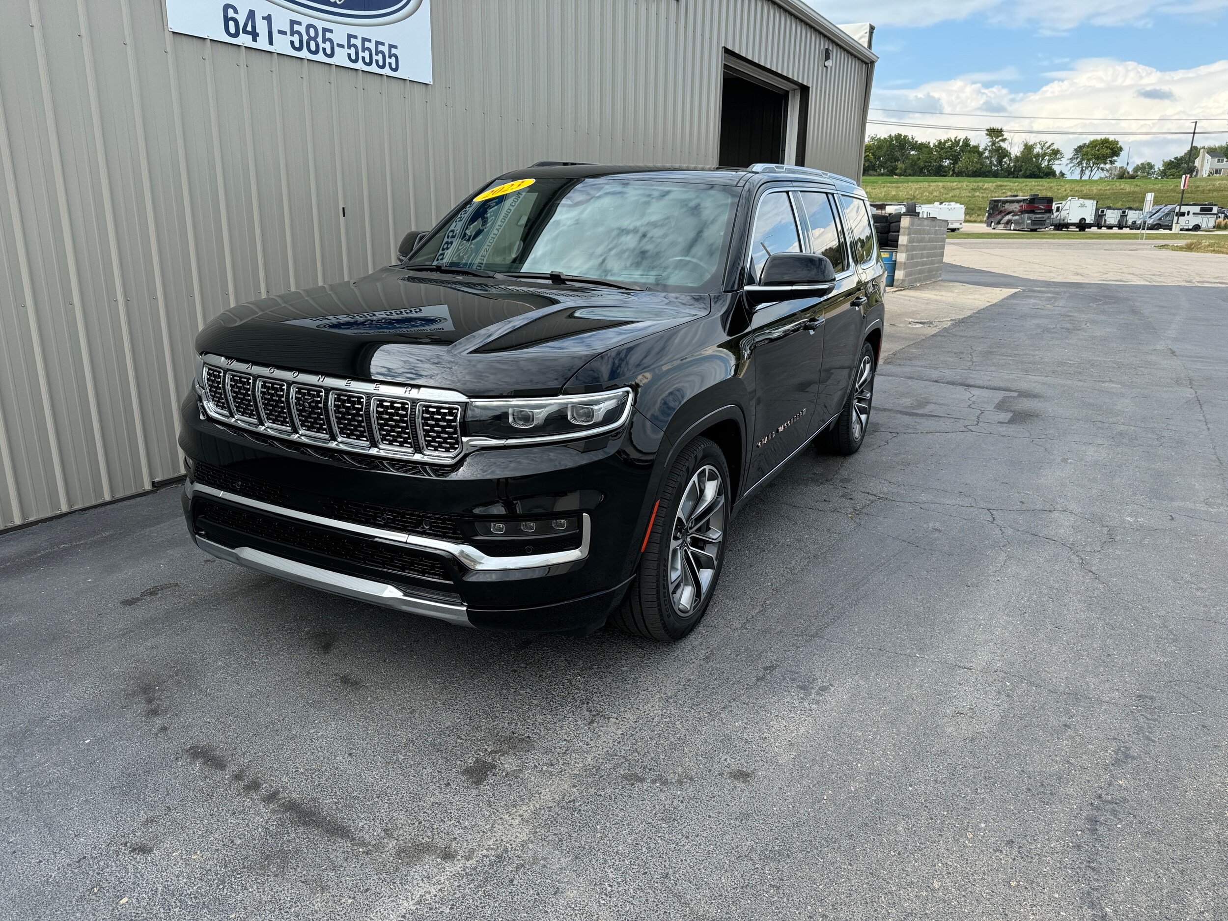 Used 2023 Jeep Grand Wagoneer Series III with VIN 1C4SJVGP8PS503909 for sale in Forest City, IA