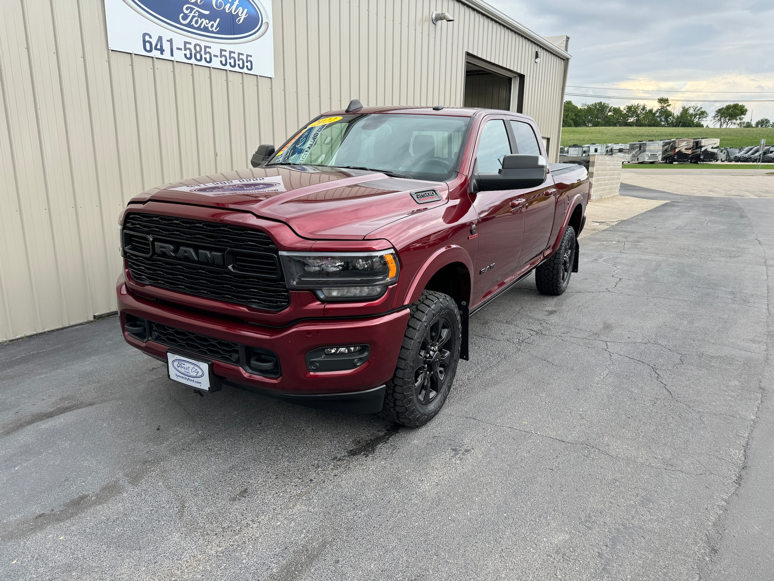 Used 2022 RAM Ram 2500 Pickup Laramie Limited with VIN 3C6UR5SL8NG111093 for sale in Forest City, IA