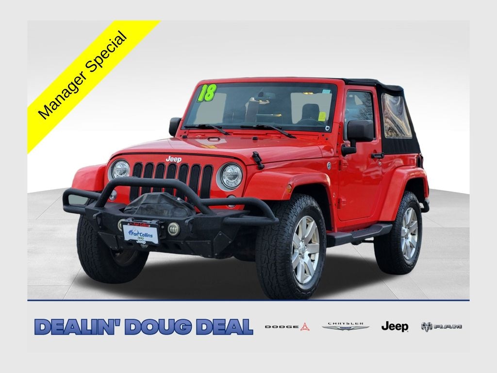 Used 2018 Jeep Wrangler JK Sahara SUV