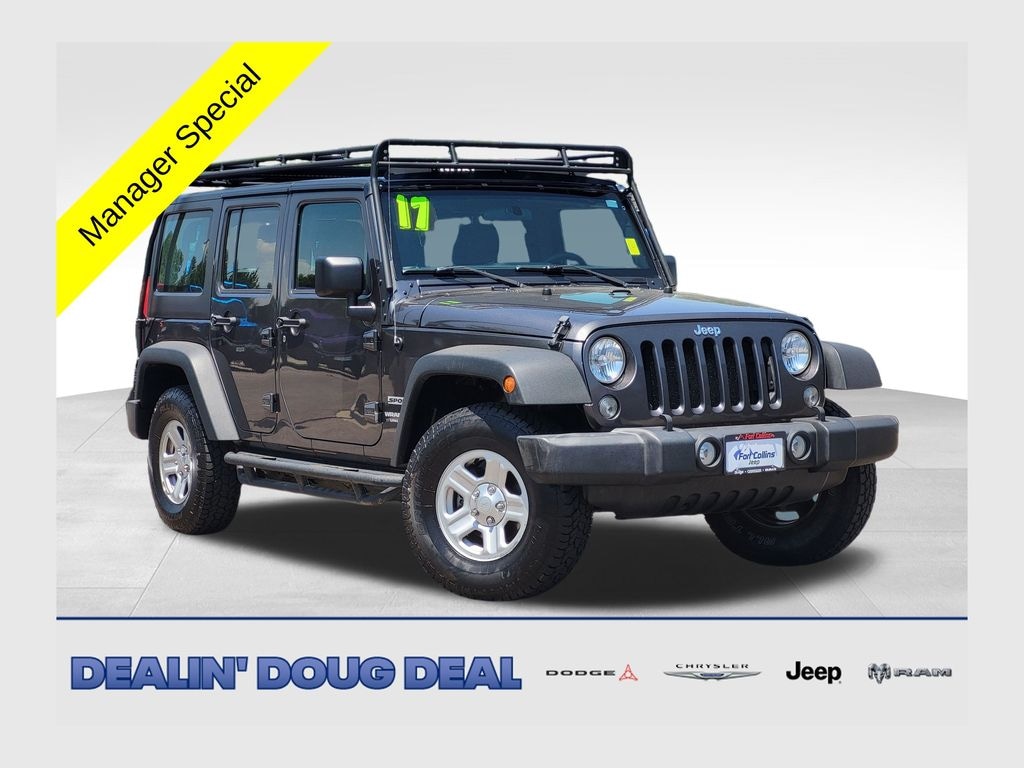 Used 2017 Jeep Wrangler JK Unlimited Unlimited Sport SUV
