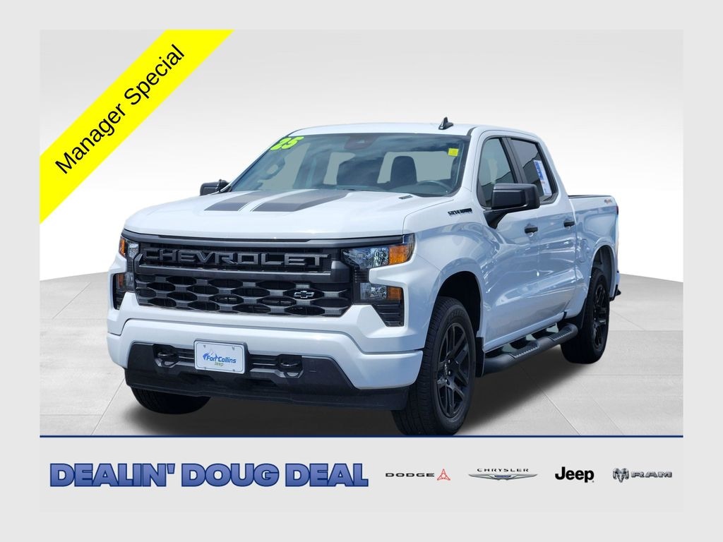 Used 2025 Chevrolet Silverado 1500 Custom Truck Crew Cab