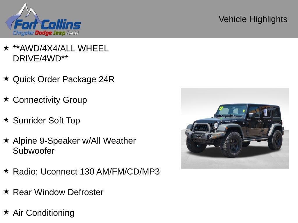 Used 2015 Jeep Wrangler Unlimited Unlimited Rubicon SUV