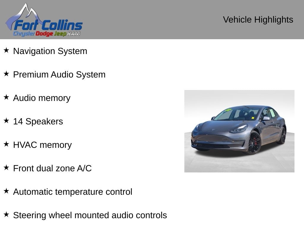 Used 2022 Tesla Model 3 Performance Sedan