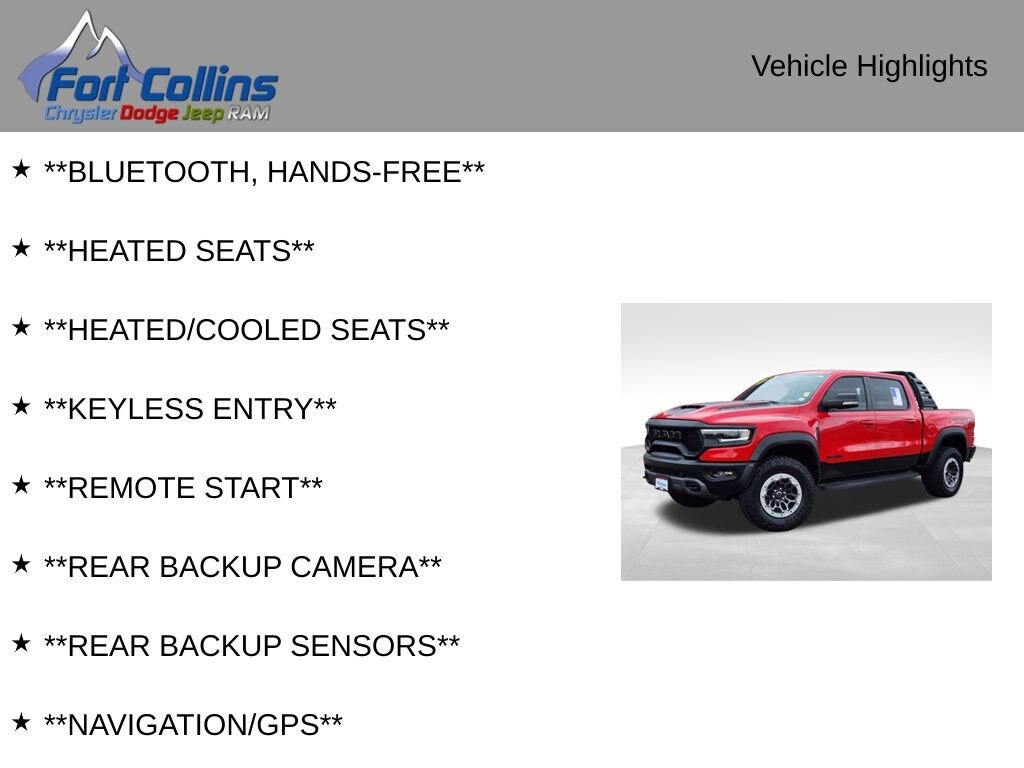 Used 2021 Ram 1500 TRX Truck Crew Cab