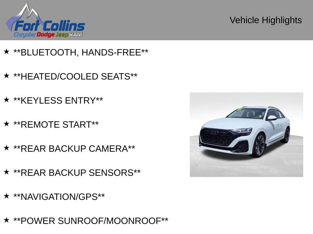 Used 2025 Audi Q8 55 Prestige SUV
