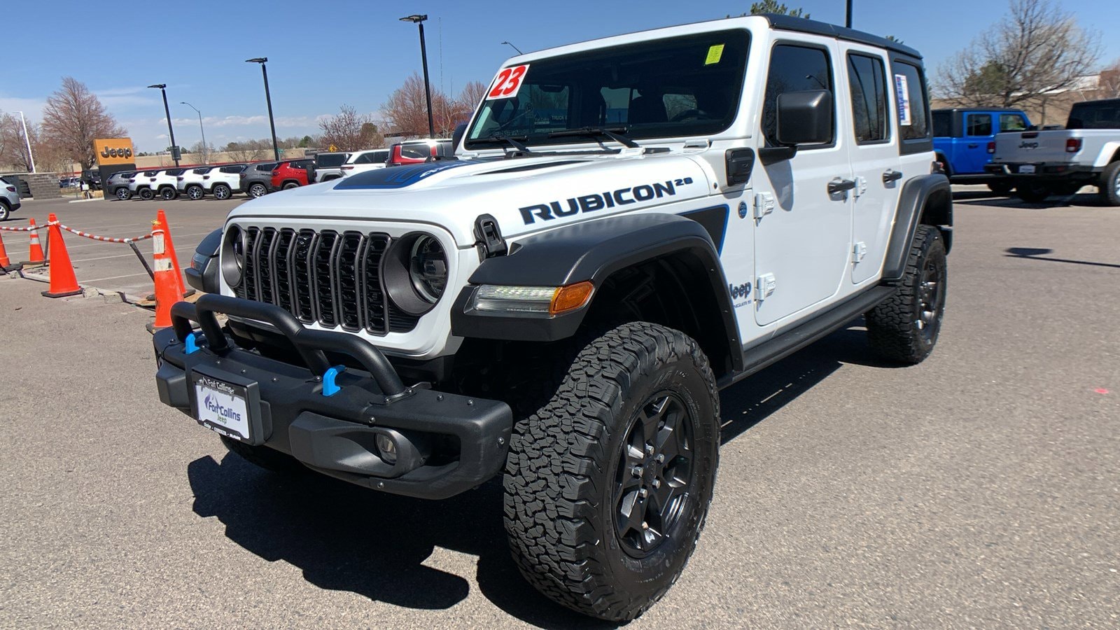 Used 2023 Jeep Wrangler 4xe Rubicon 4XE 20th Anniversary with VIN 1C4JJXR66PW686473 for sale in Fort Collins, CO