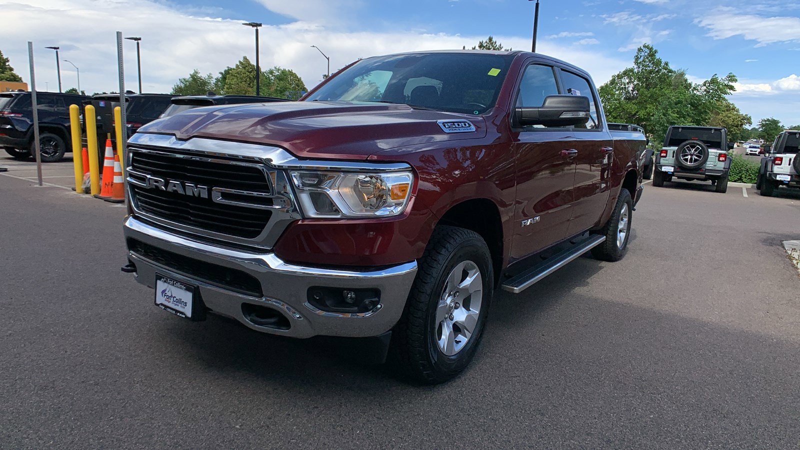 Used 2021 RAM Ram 1500 Pickup Big Horn/Lone Star with VIN 1C6SRFFT9MN506235 for sale in Fort Collins, CO