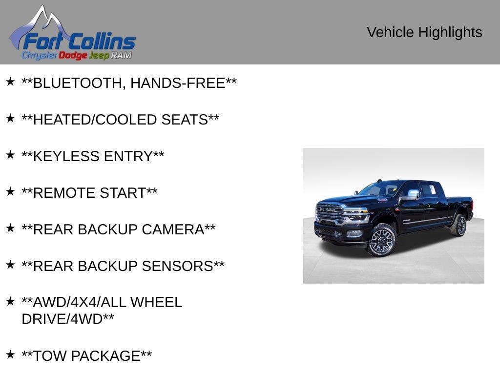 Used 2025 Ram 2500 Limited Truck Mega Cab