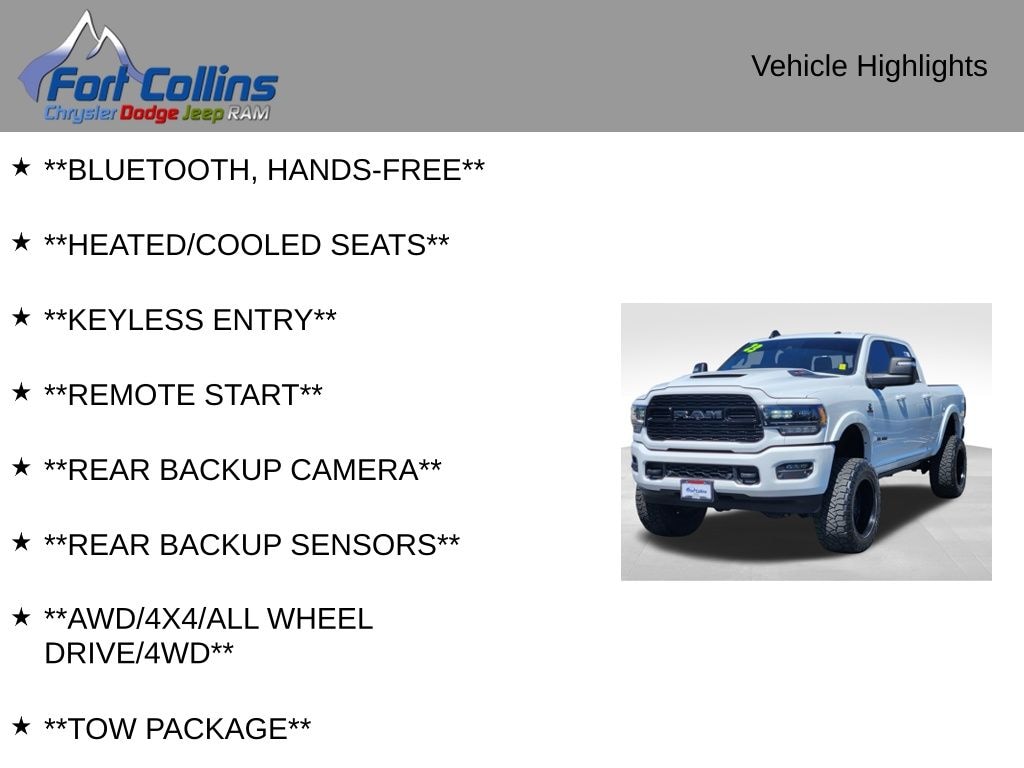 Used 2023 Ram 2500 Limited Truck Crew Cab