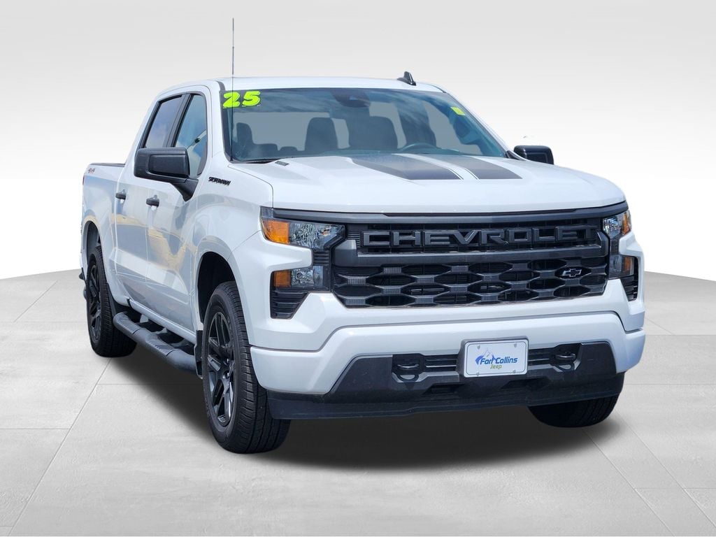 Used 2025 Chevrolet Silverado 1500 Custom Truck Crew Cab
