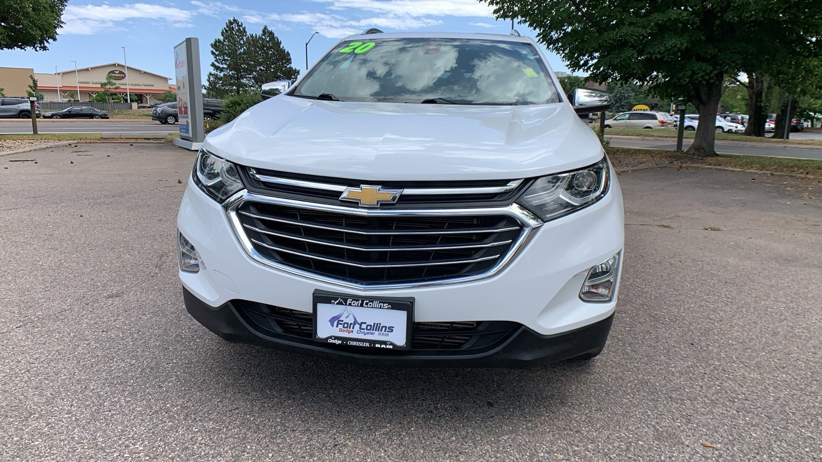 Certified 2020 Chevrolet Equinox Premier with VIN 2GNAXYEX4L6235489 for sale in Fort Collins, CO