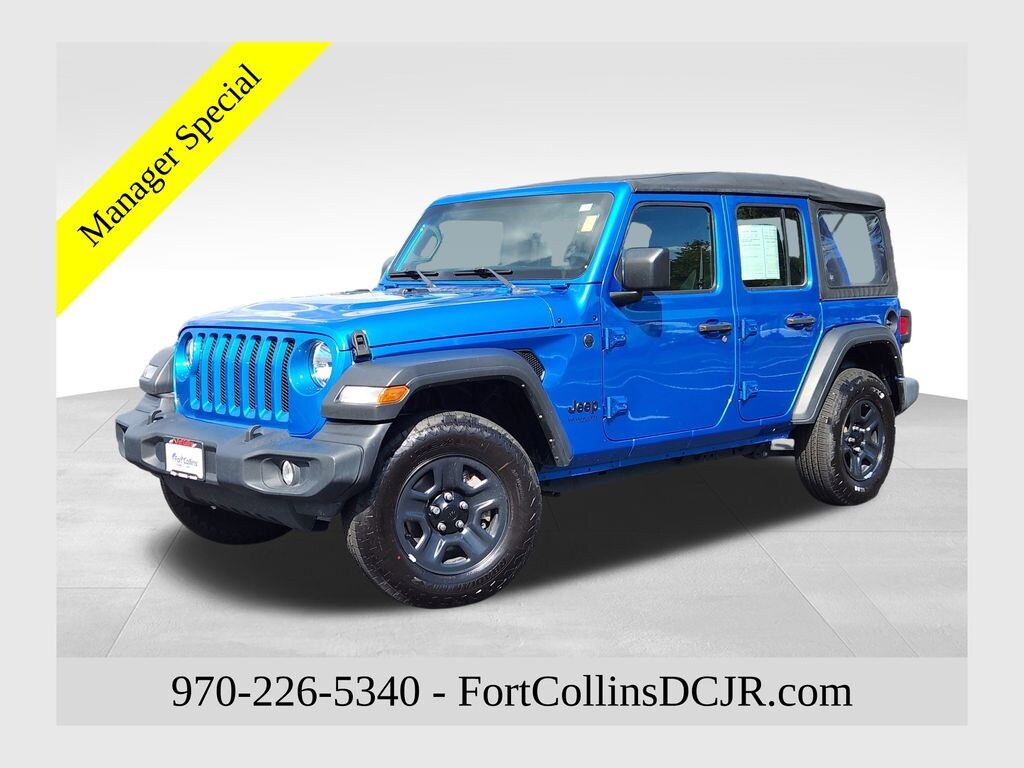 Certified 2022 Jeep Wrangler Unlimited Sport SUV