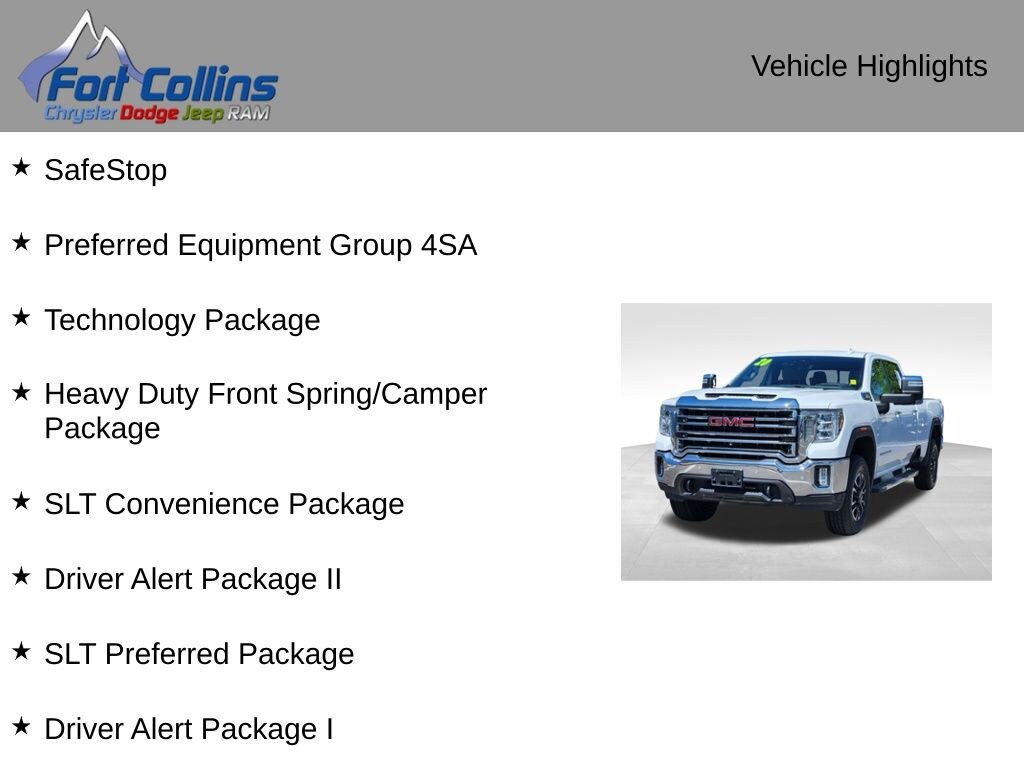 Used 2020 GMC Sierra 3500HD SLT Truck