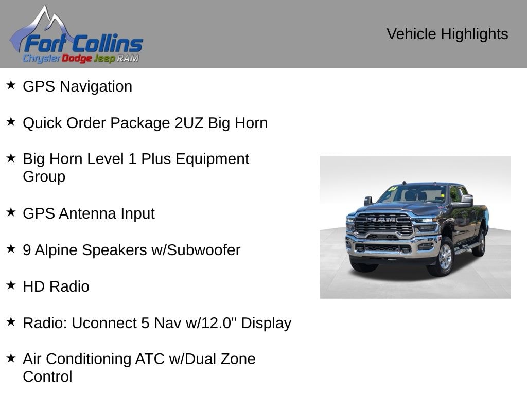 Used 2025 Ram 2500 Big Horn Truck