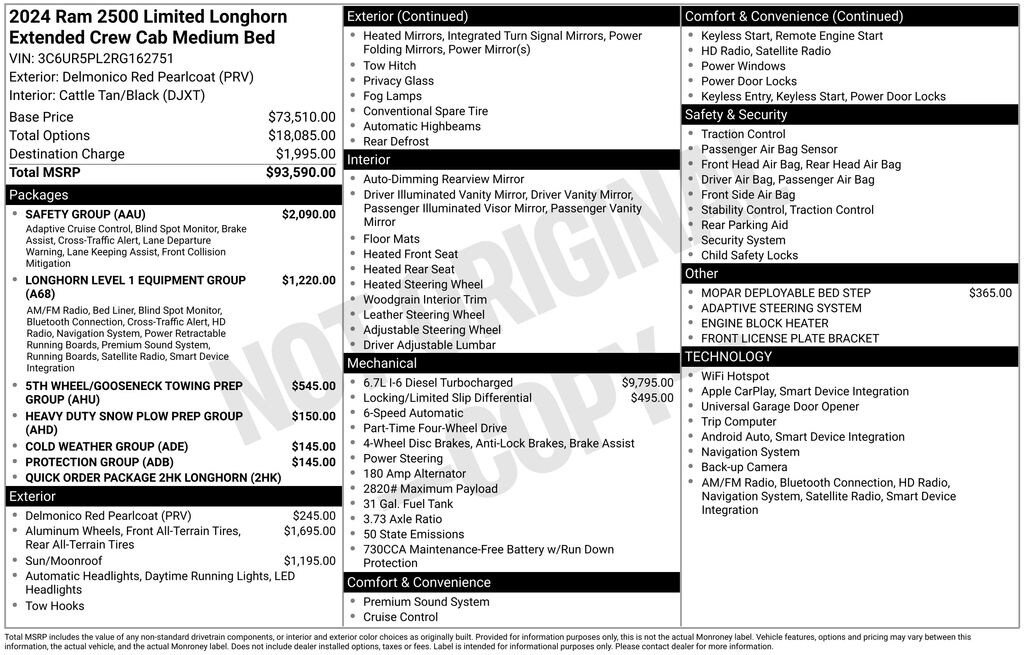 Used 2024 Ram 2500 Longhorn Truck