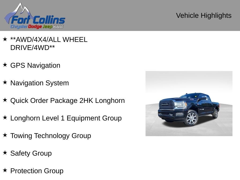 Used 2020 Ram 2500 Laramie Longhorn Truck