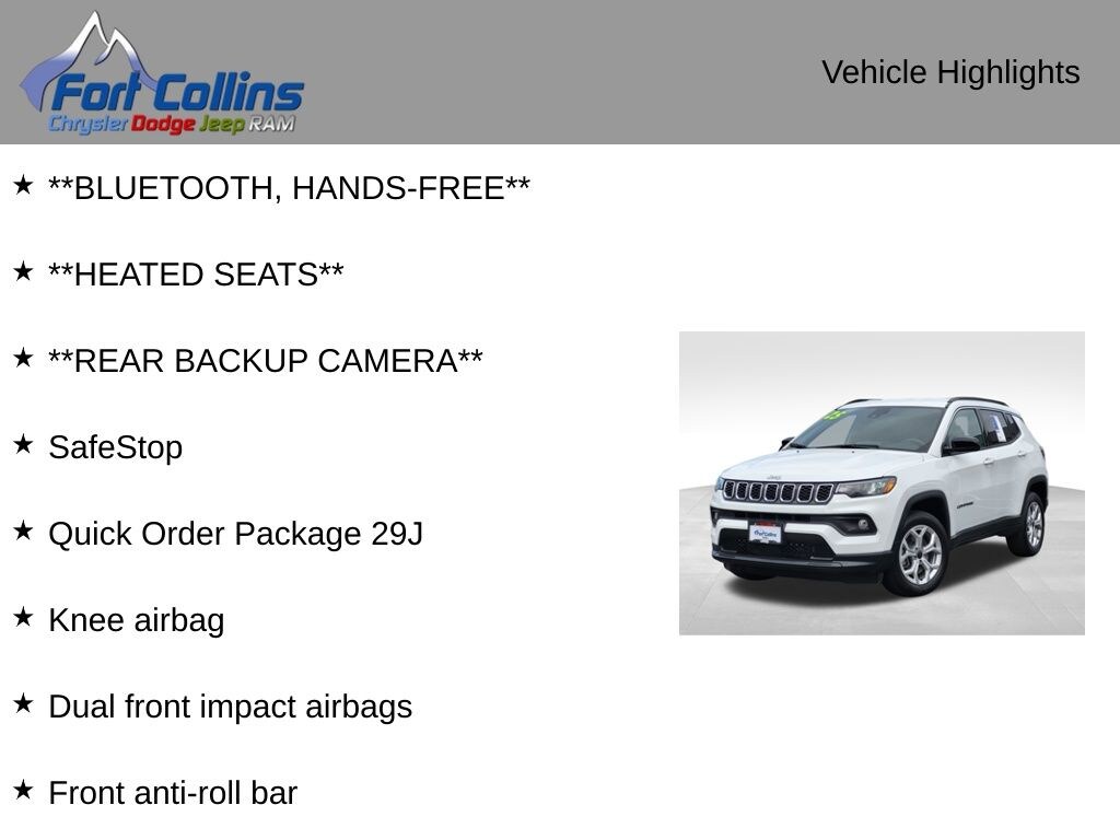 Used 2025 Jeep Compass Latitude SUV