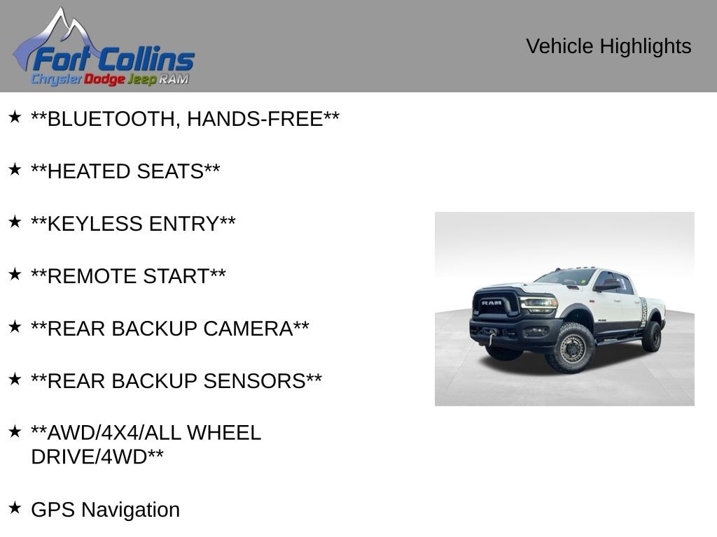 Used 2019 Ram 2500 Power Wagon Truck