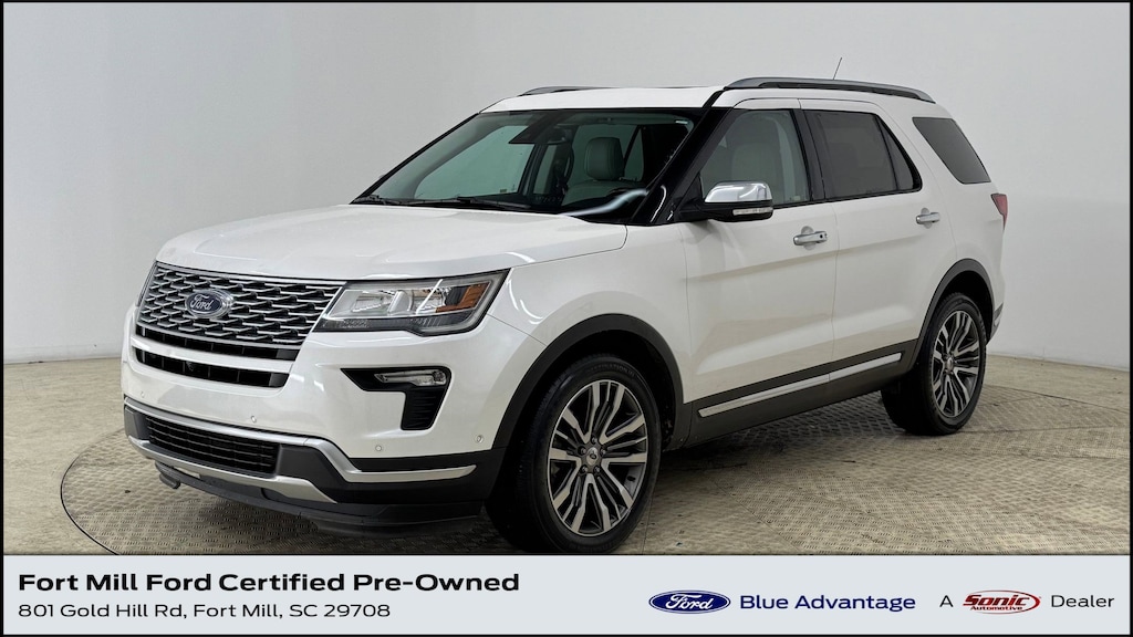 Certified 2019 Ford Explorer Platinum SUV
