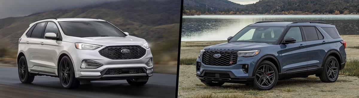 2024 Ford Edge vs 2024 Ford Explorer