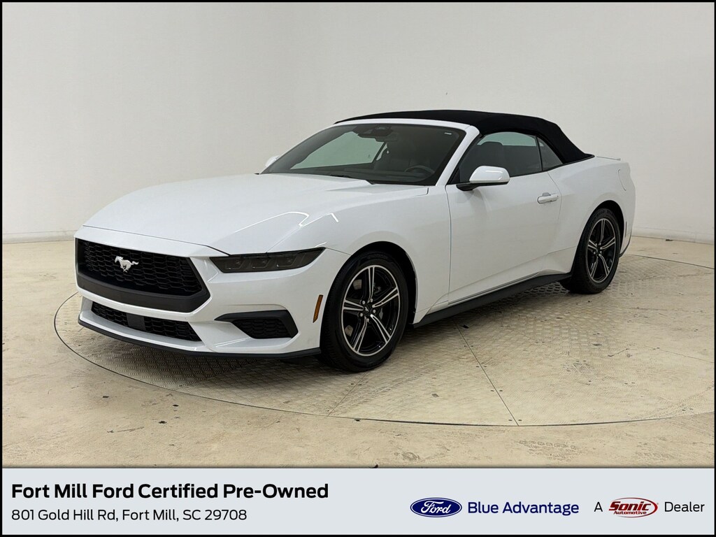 Certified 2025 Ford Mustang EcoBoost Premium Convertible