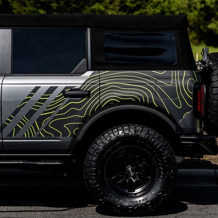 2022 Ford Bronco RTR Hyper Lime Graphics