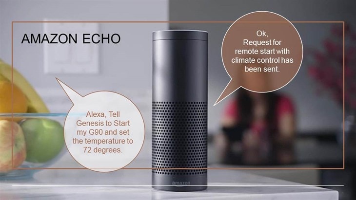 Genesis adds Amazon Alexa connectivity Example of Alexa dialog with Genesis