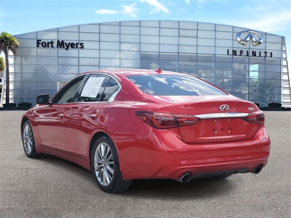 Used 2022 INFINITI Q50 Luxe Sedan
