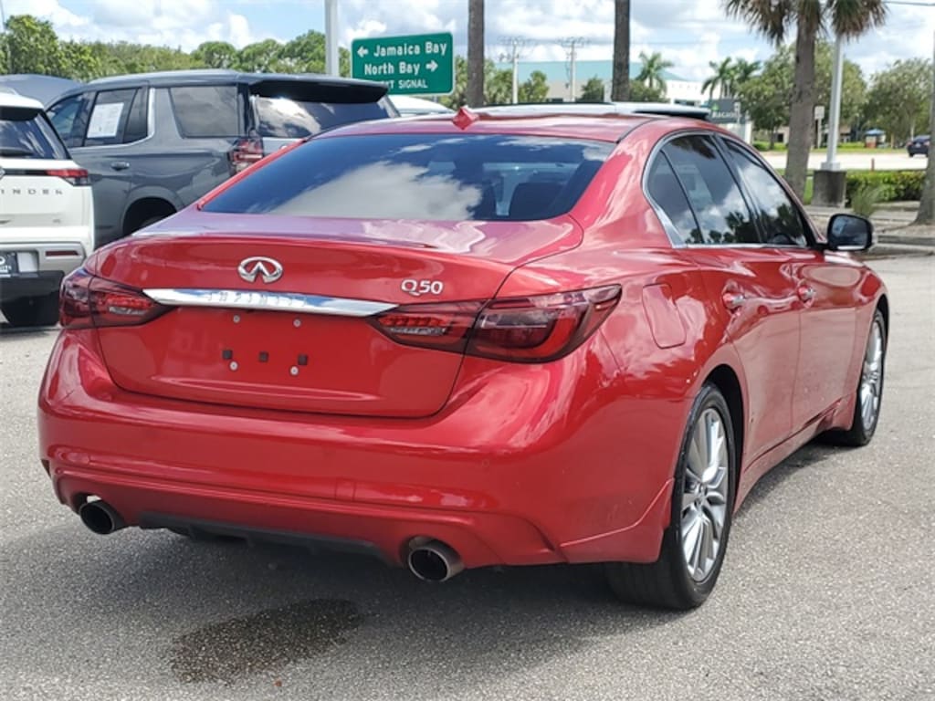 Used 2022 INFINITI Q50 Luxe Sedan