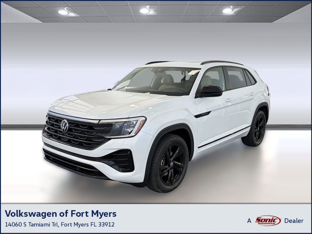 New 2026 Volkswagen Atlas Cross Sport 2.0T SEL R-Line Black SUV