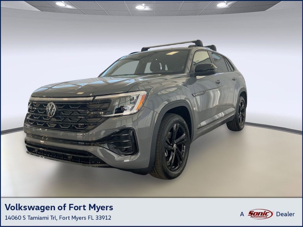 New 2026 Volkswagen Atlas Cross Sport 2.0T SEL R-Line Black SUV