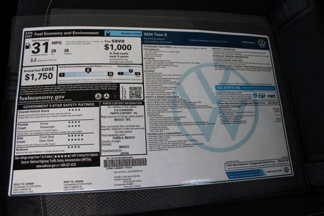 2024 Volkswagen Taos S - Photo 34